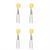 Насадки для дитячої зубної щітки Medica+ Kidsbrush 2.0 Yellow, 4 шт MD-50993/5 фото