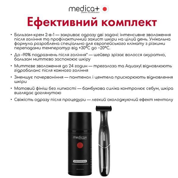 Змінні насадки для тримера Medica+ Trimmer 8.0, 2 шт MD-50981/1 фото