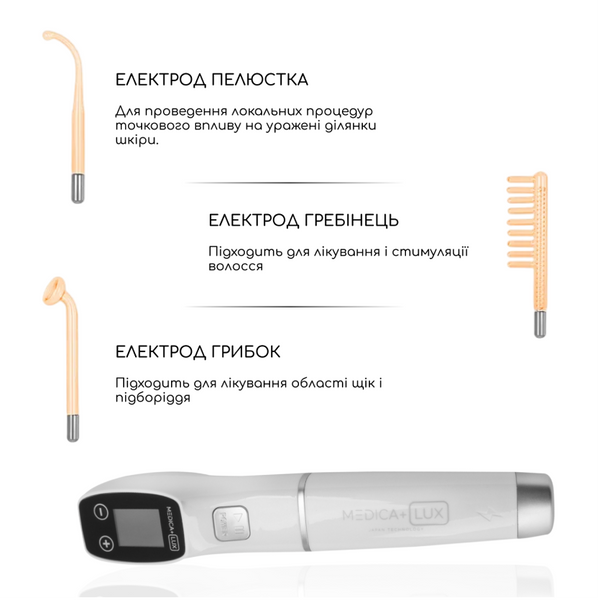 Апарат Дарсонваль Medica+ Lux Darsoline 8.0 MD-51003 фото