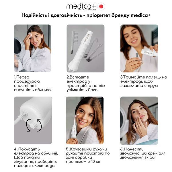 Портативний дарсонваль Medica+ DARSOLINE 4.0 MD-501951 фото