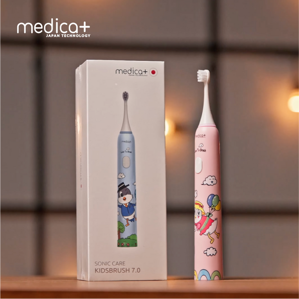Звукова зубна щітка Medica+ KidsBrush 7.0 Pink MD-50994 фото