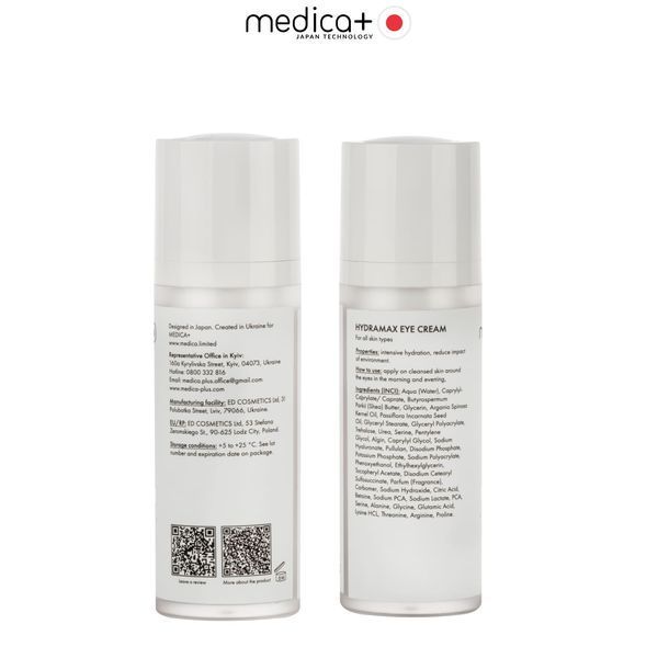 Крем під очі Medica+ Hydramax Eye Cream, 30 мл MD-60252 фото