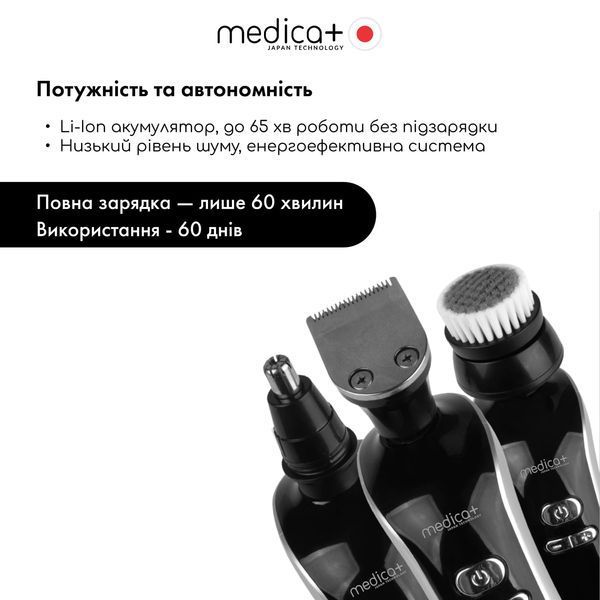 Електробритва 4в1 Medica+ Shaver 4v1 MD-50979 фото