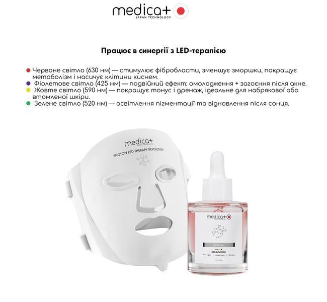 Бустер Medica+ LEDerm Red Booster, 30 мл MD-60260 фото
