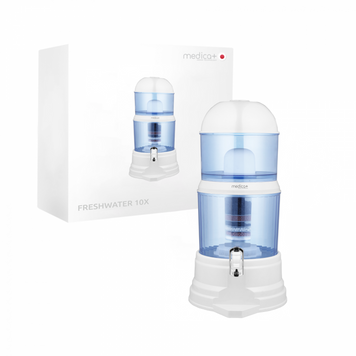 Фільтр для води 14 л Medica+ FreshWater 10X White MD-60004 фото