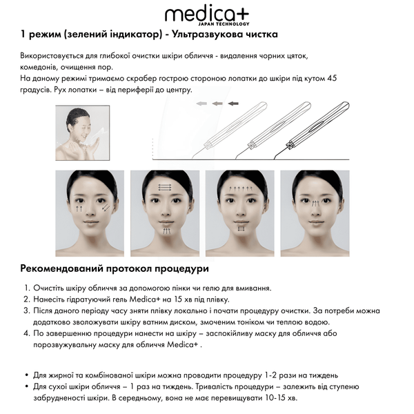 Ультразвуковий скрабер Medica+ Lux SuperSonic 10 MD-50992 фото