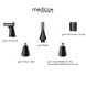 Тример Електростанок 4в1 Medica+ Trimmer 8.0 + Насадки, 2 шт MD-60060 фото 14