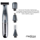 Тример Електростанок 4в1 Medica+ Trimmer 8.0 + Насадки, 2 шт MD-60060 фото 10
