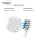 Ультразвукова зубна щітка Medica+ PROBRUSH 9.0 White + насадки, 6 шт MD-50145 фото 3