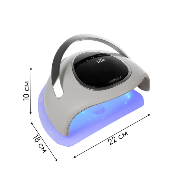Лампа для манікюру Medica+ NailControl 10 LED + UV 146W MD-60001 фото