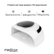 Лампа для манікюру Medica+ NailControl 10 LED + UV 146W MD-60001 фото 15