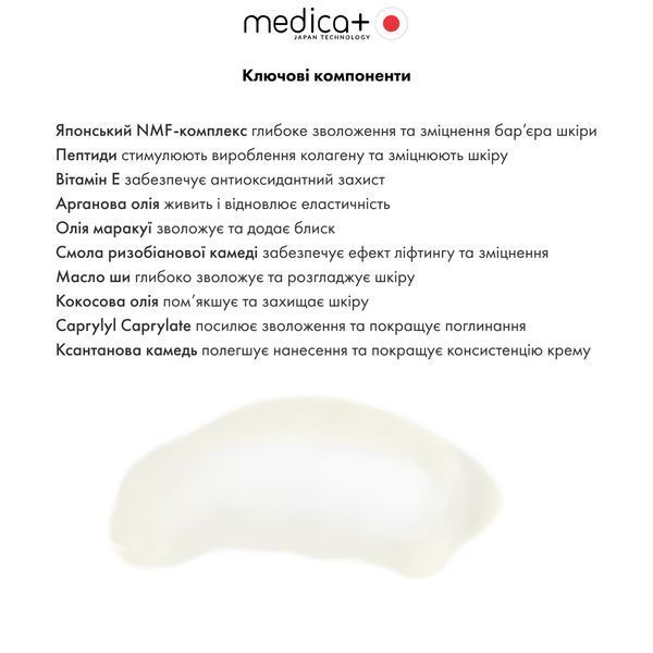 Денний крем для обличчя Medica+ Lift & Glow Day Cream SPF 30, 50 мл MD-60246 фото