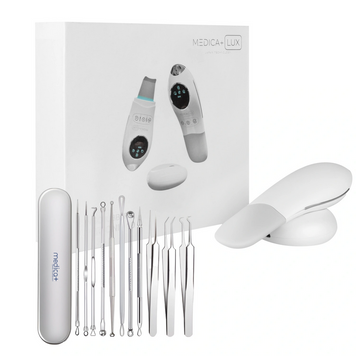 Ультразвуковий скрабер Medica+ Lux SuperSonic 10 + Інструменти EasyClean PRO MD-60059 фото
