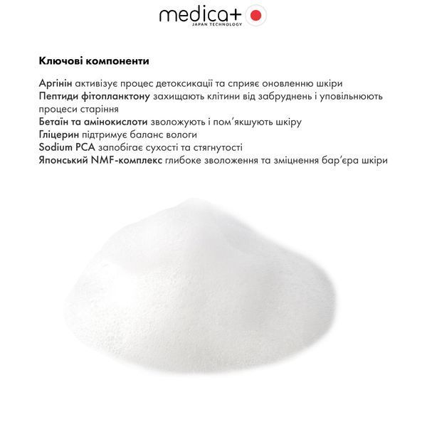 Пінка для очищення шкіри Medica+ Skin Detox Cleansing Foam MD-60251 фото
