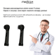 Електрична зубна щітка Medica+ ProBrush XO Сarbon (Black) + 6 змінних насадок MD-60061/1 фото 8