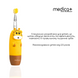 Дитяча зубна щітка Medica+ KidsBrush 2.0 Yellow MD-50993 фото 5