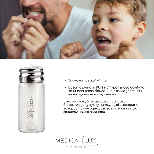 Зубна нитка Medica+ Dental FLoss 2.0 MD-50987 фото