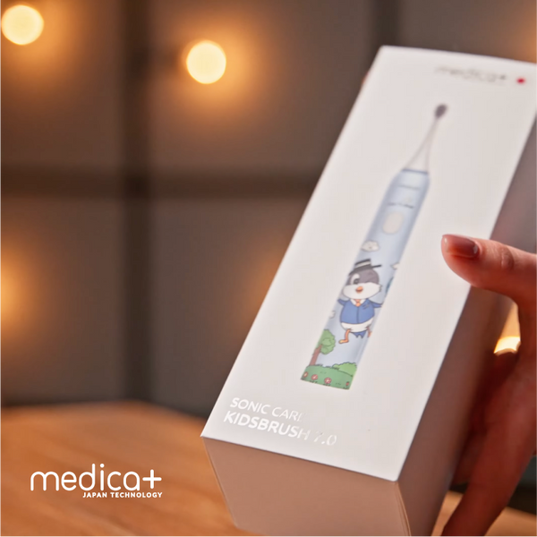 Звукова зубна щітка Medica+ KidsBrush 7.0 Pink + Насадки, 4 шт MD-60044 фото