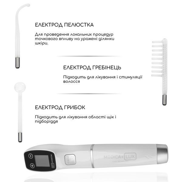 Апарат Дарсонваль Medica+ Lux Darsoline 8.0 Case Pro MD-60235 фото