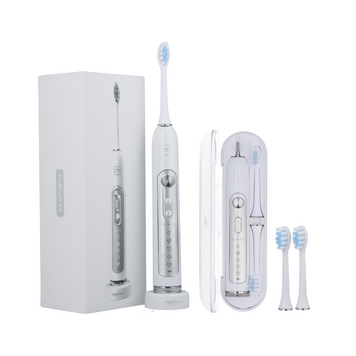 Ультразвукова зубна щітка Medica+ PROBRUSH 9.0 White + насадки, 10 шт MD-50187 фото