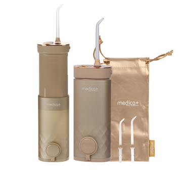 Портативний іригатор Medica+ Lux Prowater 10 Gold Soft Touch MD-60006 фото
