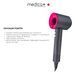 Професійний фен для волосся Hair Pro з 5 насадками та кейсом Fuchsia MD-60262 фото 5
