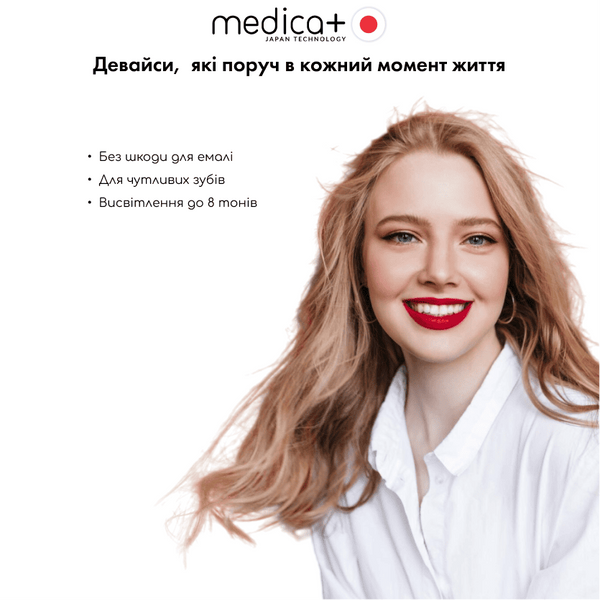 Відбілювальні смужки Medica+ 3DWhite Strips MD-51002 фото