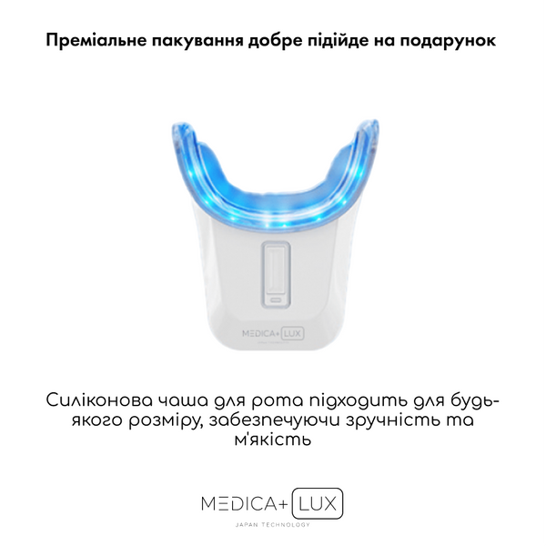 Відбілювальна капа для зубів Medica+ WhitePearl 10X White MD-50985 фото