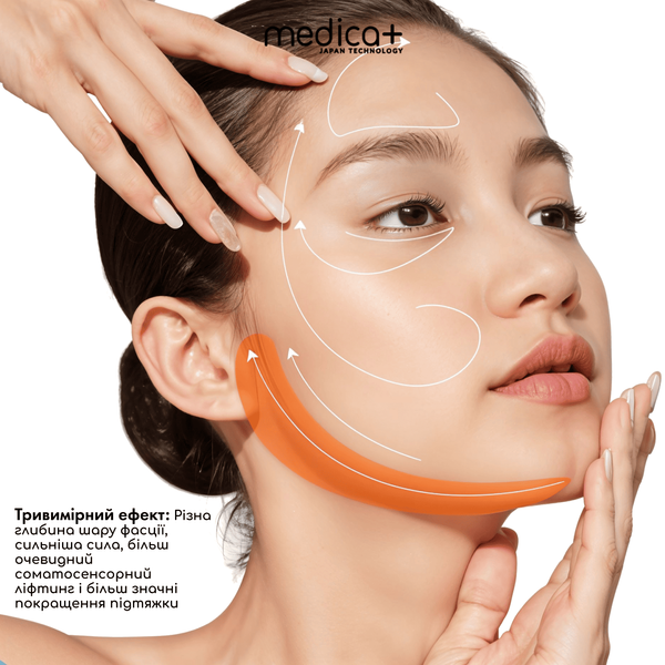 Масажер для обличчя Medica+ SkinLifting PRO 10x з мікрострумом, RF та функцією ліфтингу MD-60141 фото