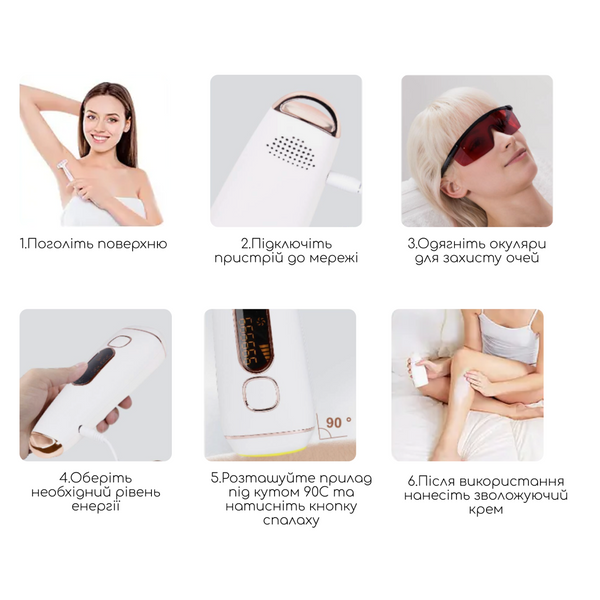 Фотоепілятор Medica+ Haircleaner 5.0 IPL MD-50126 фото