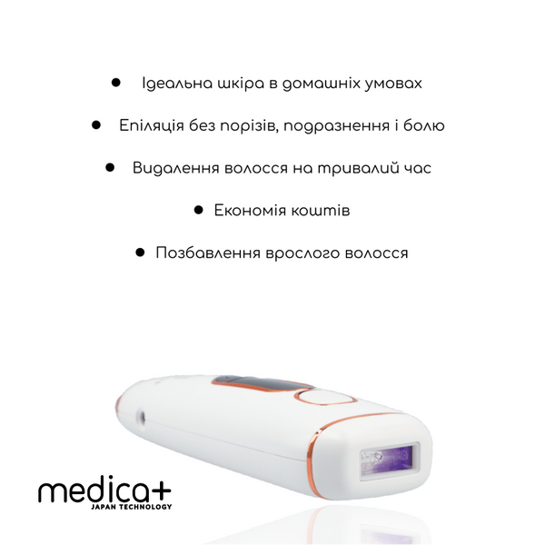 Фотоепілятор Medica+ Haircleaner 5.0 IPL MD-50126 фото