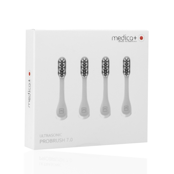 Насадки для звукової зубної щітки Medica+ ProBrush 7.0 Compact, 4 шт MD-50996/1 фото