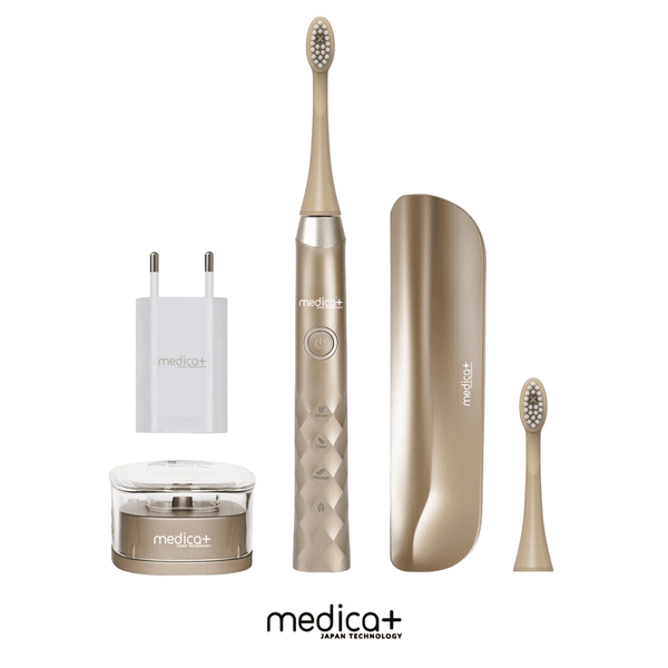 Насадки для звукової зубної щітки Medica+ ProBrush 11 Gold, 2 шт MD-60067/1 фото