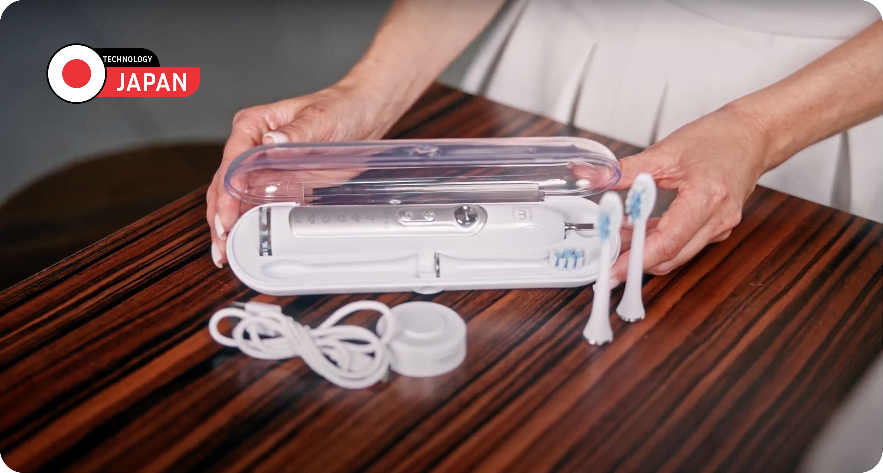 Елегантний корпус Medica+ ProBrush 9.0 у використанні