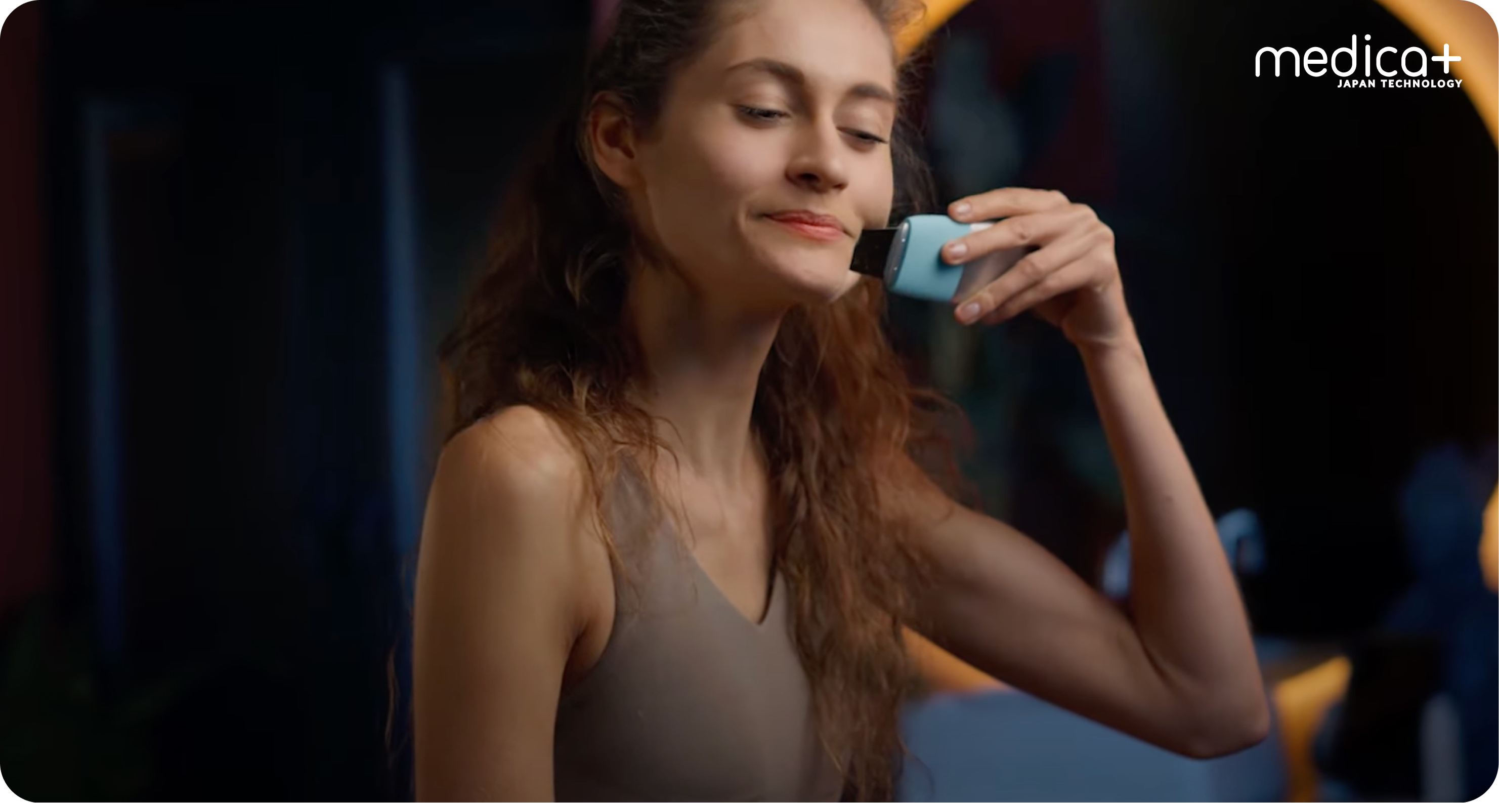 Ультразвуковий скрабер для шкіри обличчя Medica+ Vibroskin 8.0