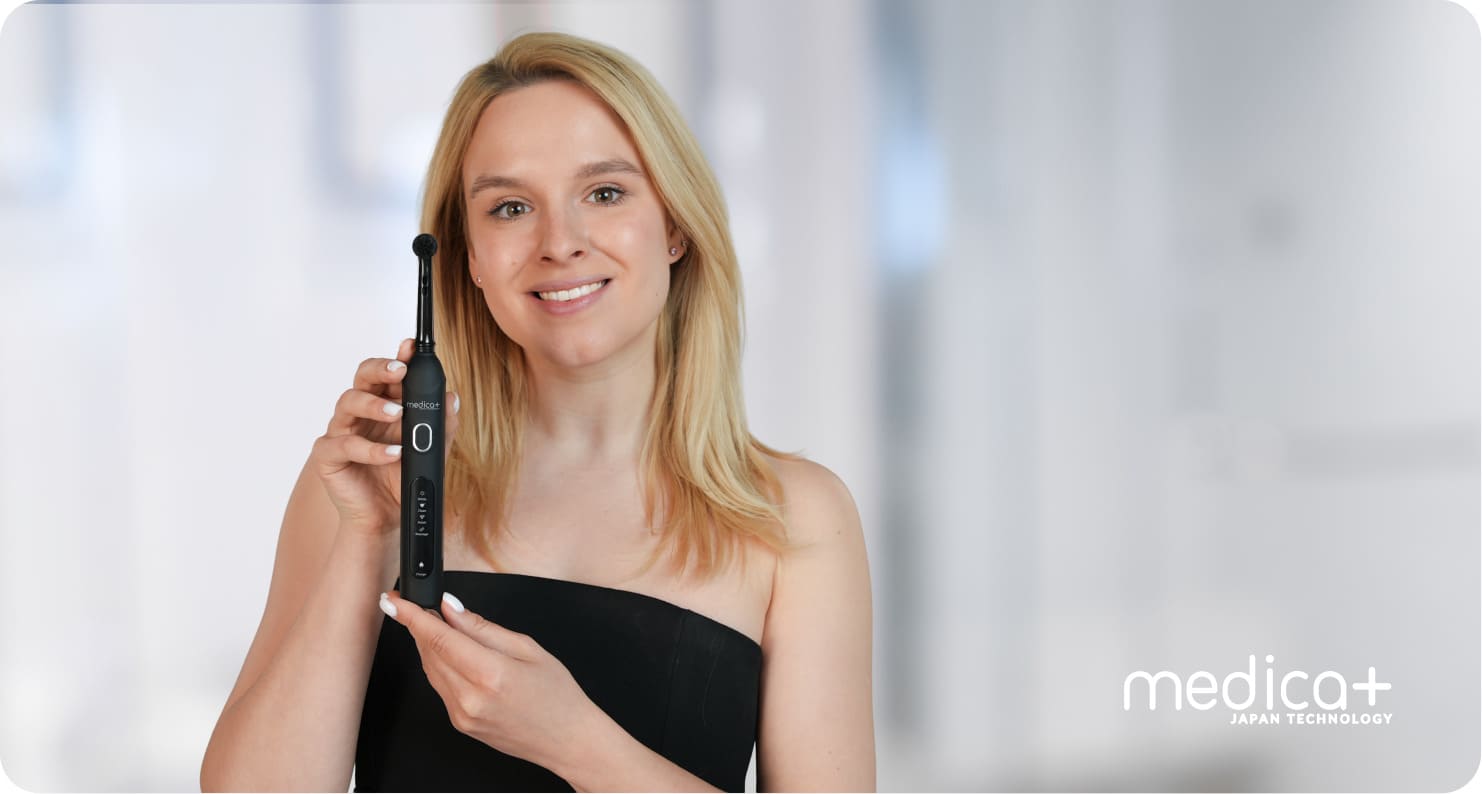Електрична зубна щітка Medica+ ProBrush XO Сarbon (Black)