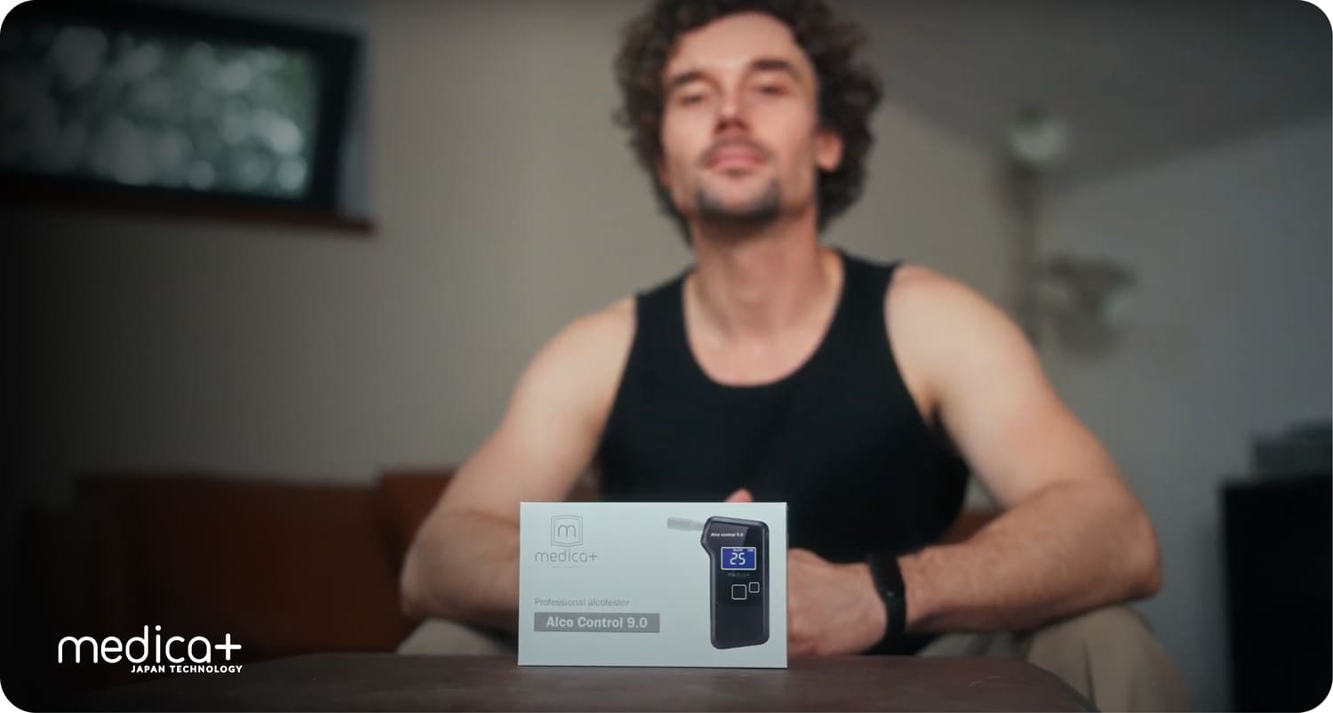 Алкотестер електрохімічний Medica+ Alco Control 9.0 PRO