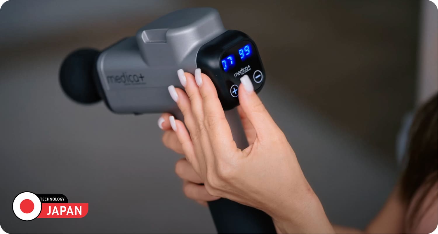 Перкусійний ручний масажер для тіла і м'язів Medica+ MassHand Pro 6.0 