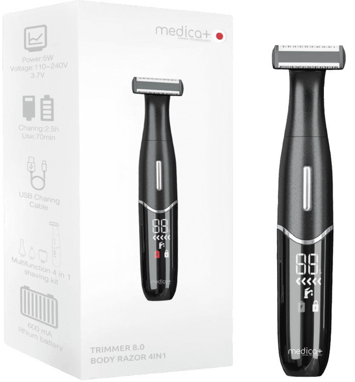 Триммер Електростанок 4в1 Medica+ Trimmer 8.0 - Інтелектуальний дисплей